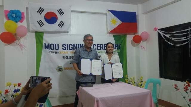 [필리핀지부]러브월드와 필리핀 BARAS시가 업무협약을 맺었습니다.